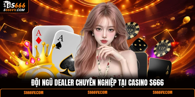 Đội ngũ dealer chuyên nghiệp tại casino S666
