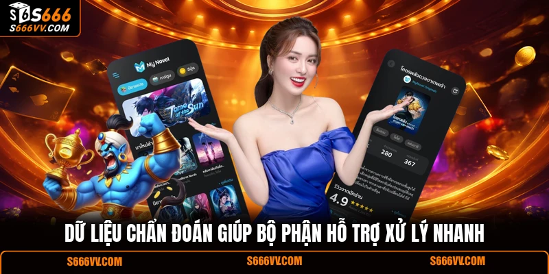 Dữ liệu chẩn đoán giúp bộ phận hỗ trợ xử lý nhanh