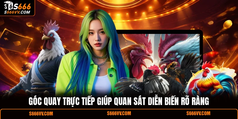 Góc quay trực tiếp giúp quan sát diễn biến rõ ràng